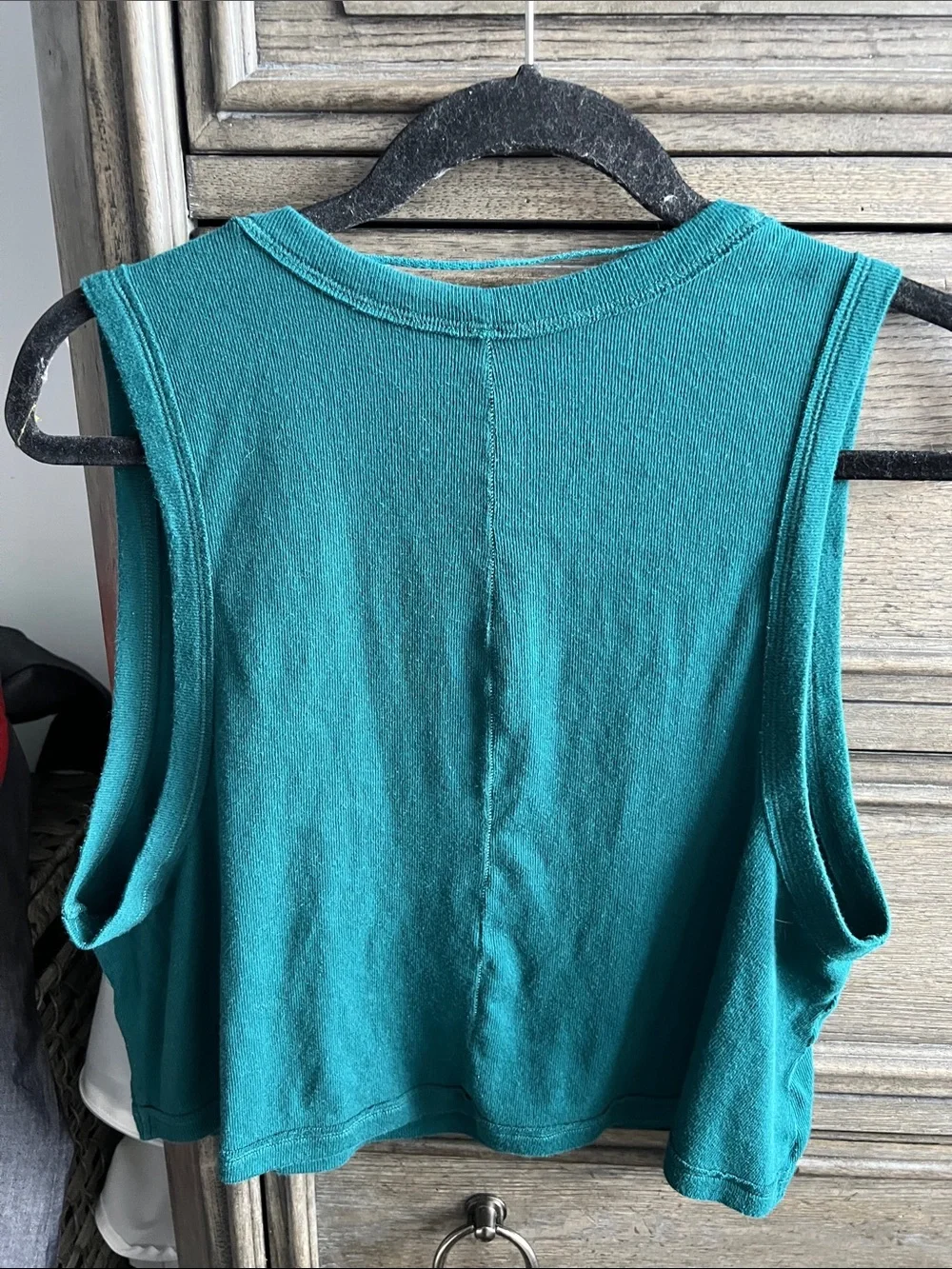 Intimately Free People Teal V-Neck Top